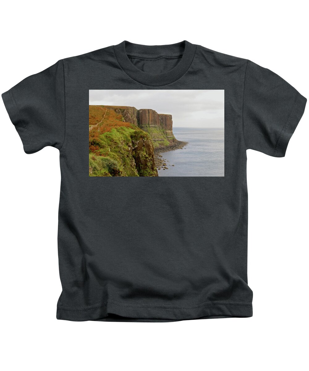 Scotland Kids T-Shirt featuring the photograph Kilt Rock by Azthet Photography