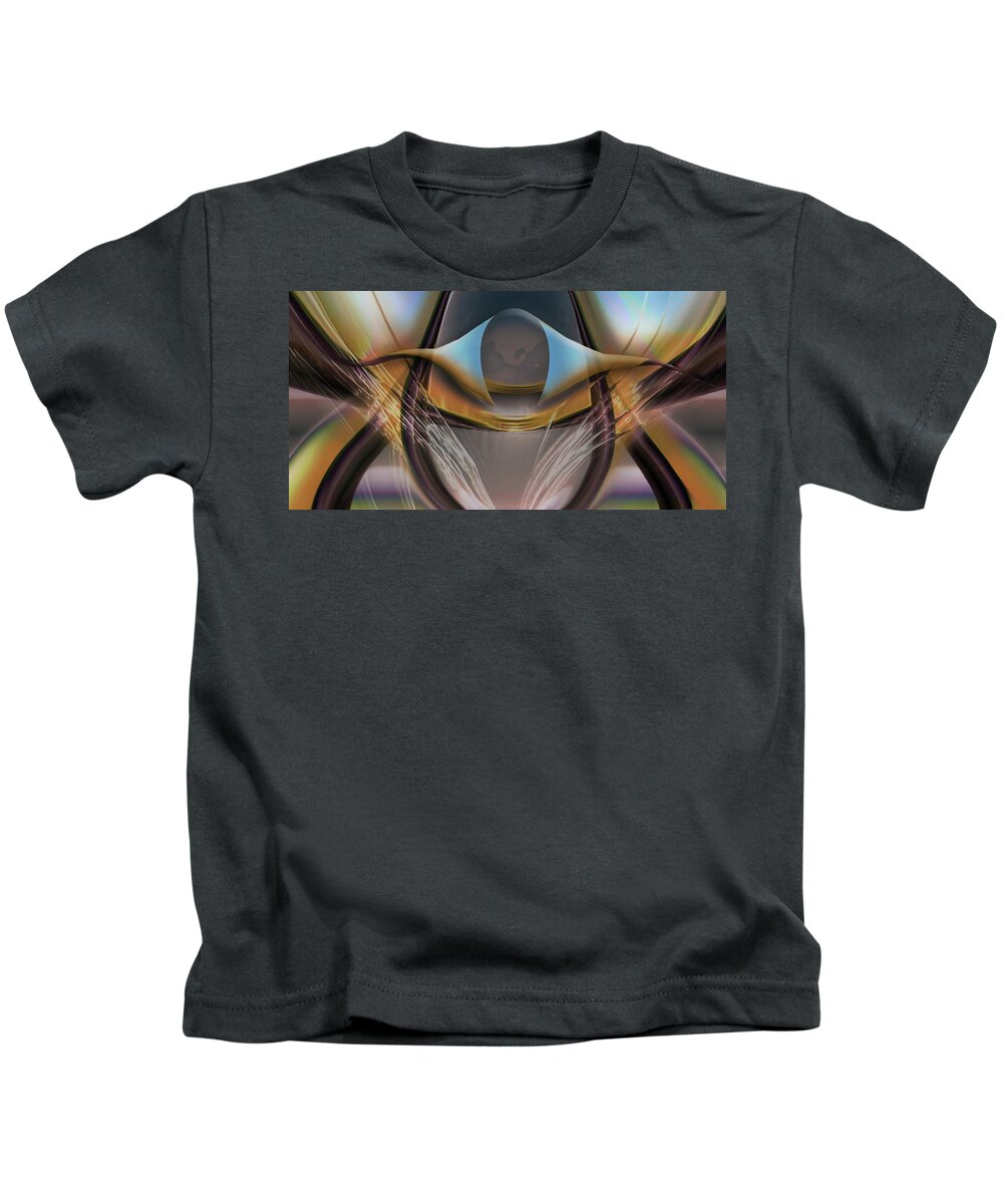 Mighty Sight Studio Kids T-Shirt featuring the digital art King of the Skies by Steve Sperry
