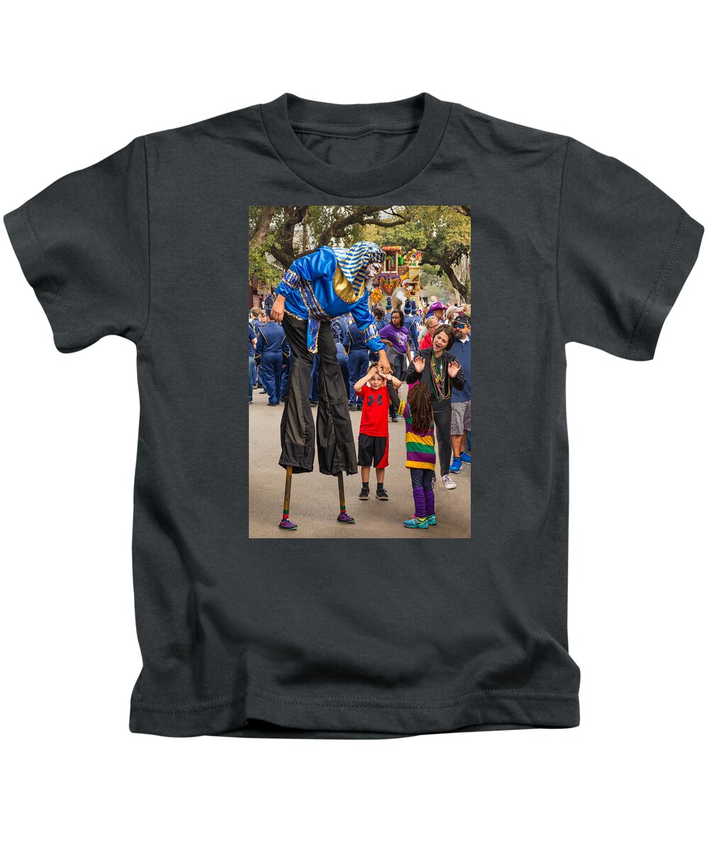 Krewe Of Thoth Kids T-Shirt featuring the photograph Krewe of Thoth Greeting by Thomas Lavoie