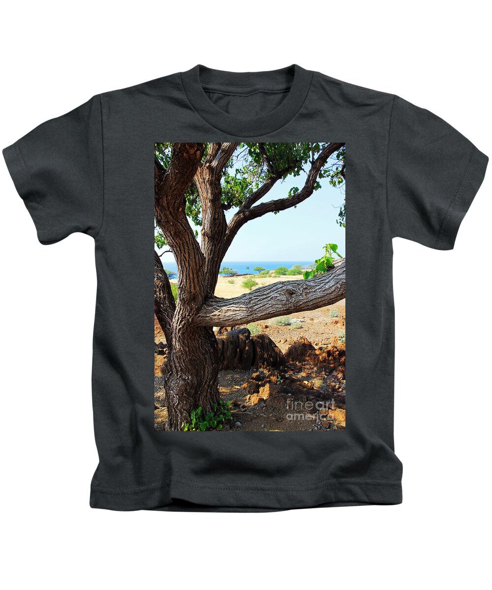 Lapakahi View Kids T-Shirt featuring the photograph Lapakahi View by Jennifer Robin