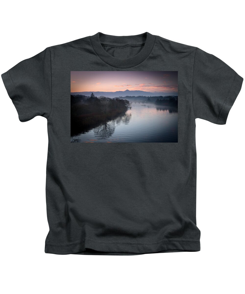 Laune Kids T-Shirt featuring the photograph Laune Sunrise by Mark Callanan