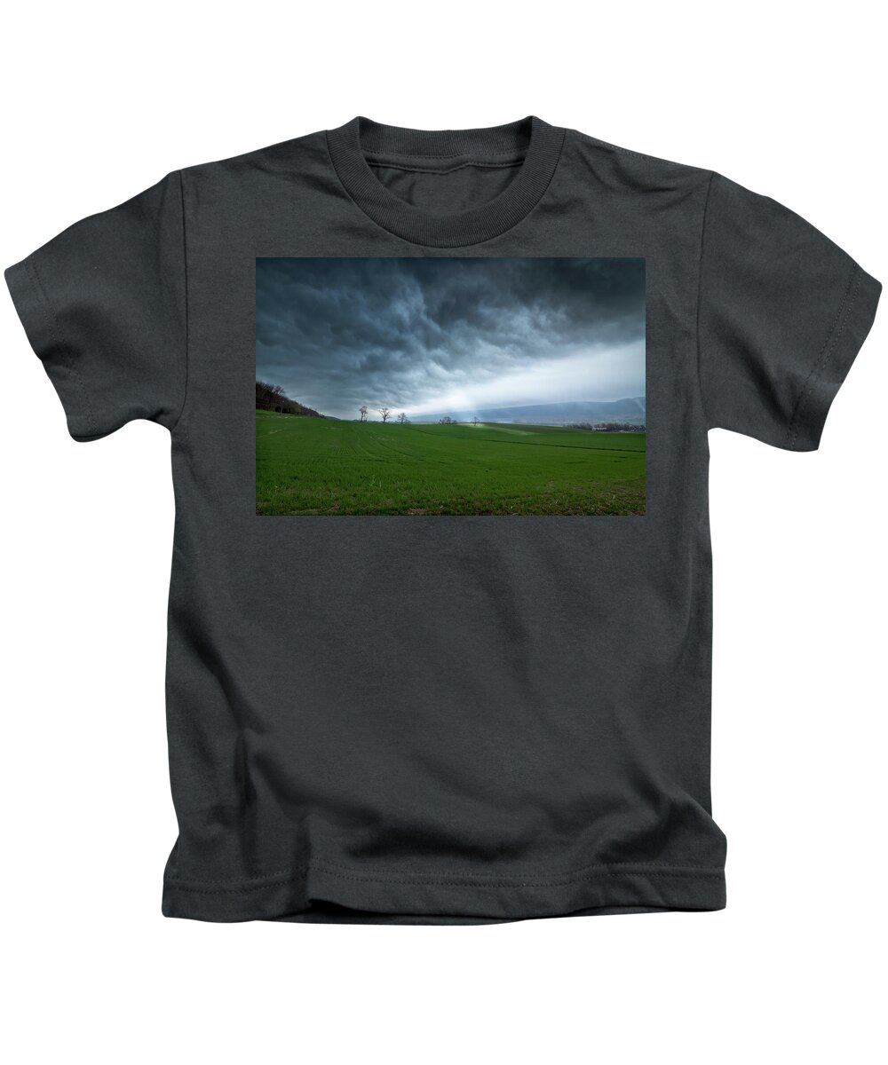 Appalachian Mountains Kids T-Shirt featuring the photograph Let the Light In by Craig Szymanski