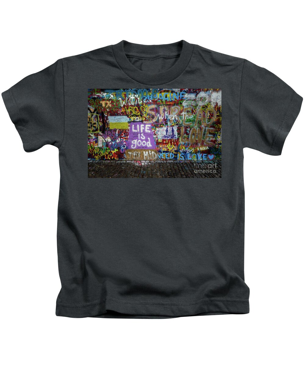 Prague Kids T-Shirt featuring the photograph Life is Good by M G Whittingham