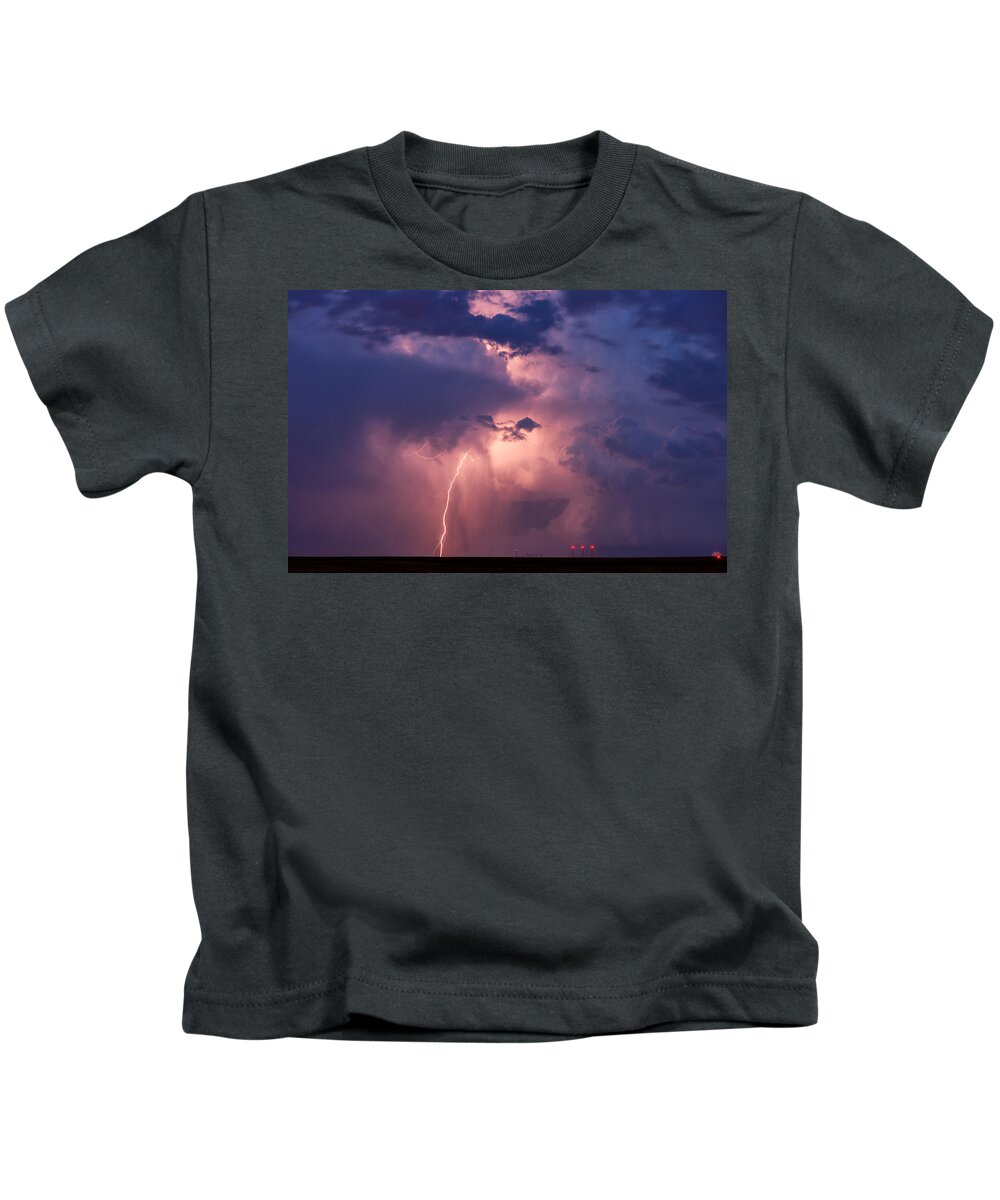 Storms Kids T-Shirt featuring the photograph Light from Within by Darren White