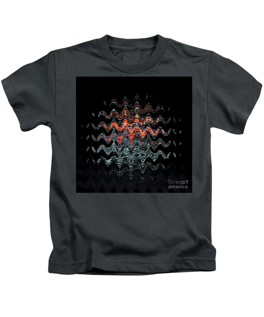 Light Kids T-Shirt featuring the photograph Light waves by Agnes Caruso