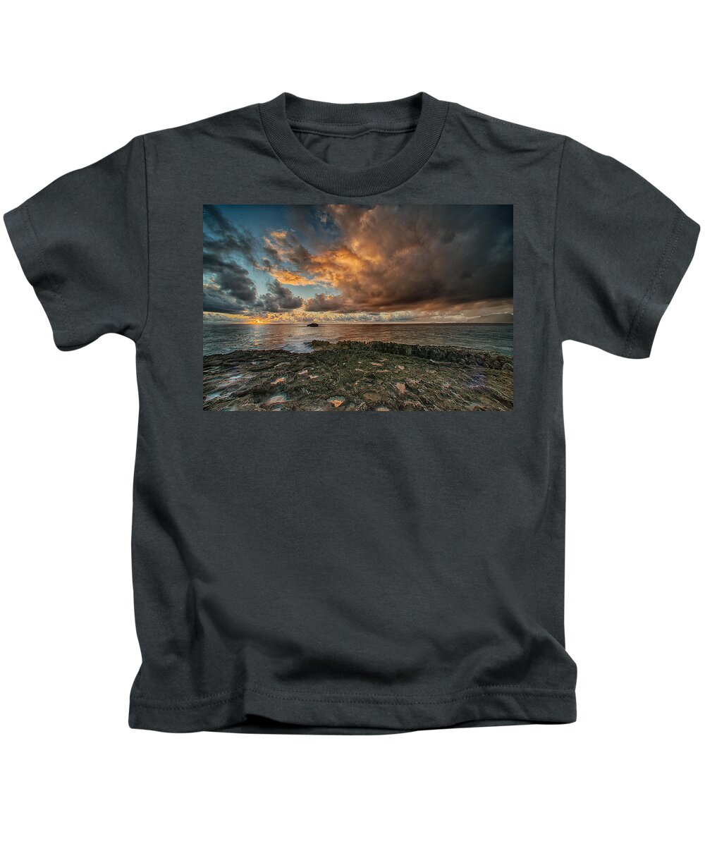 Hawaii Kids T-Shirt featuring the photograph Like The First Morning by Bill Roberts