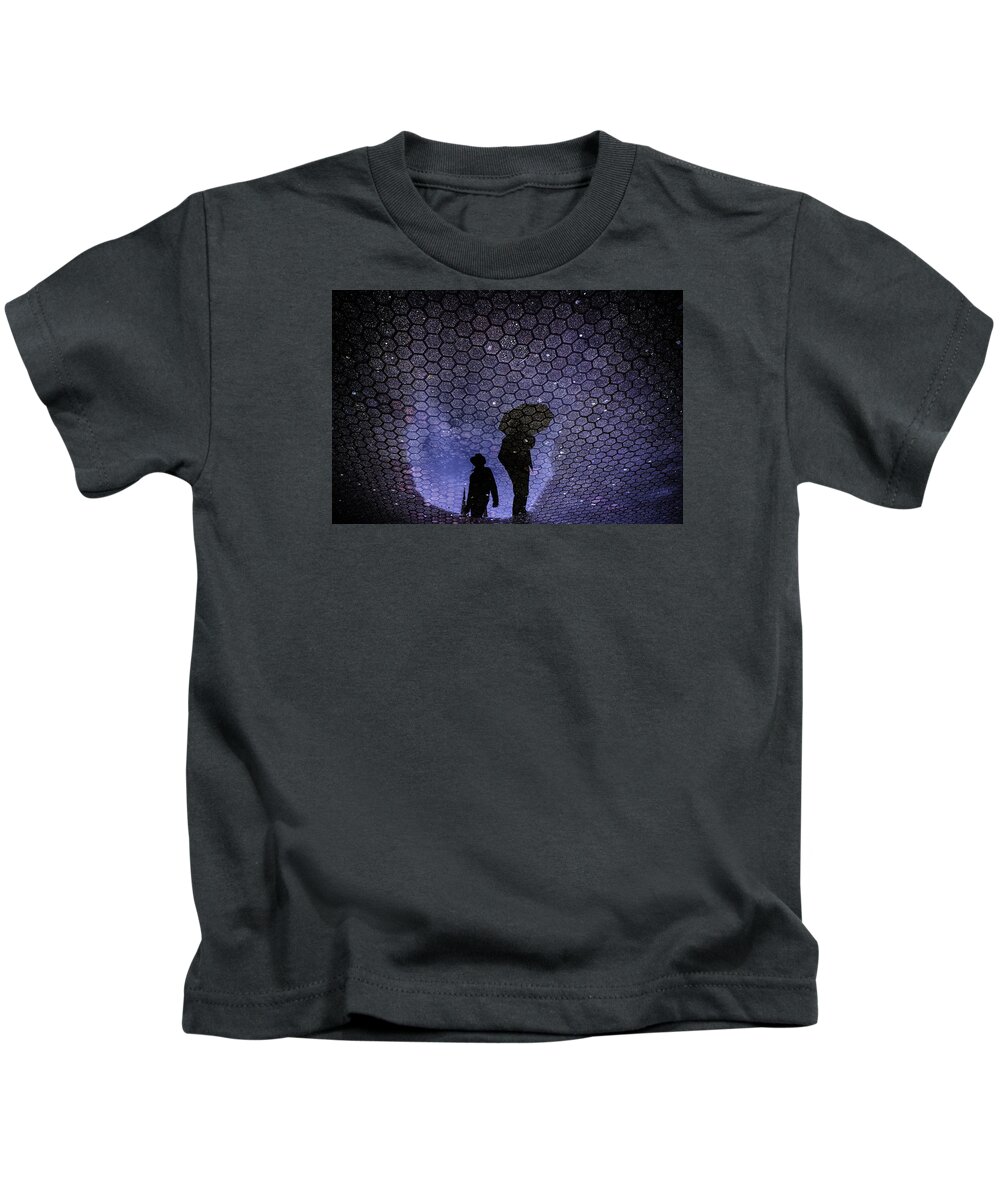  Kids T-Shirt featuring the photograph Like Tunel by Mache Del Campo