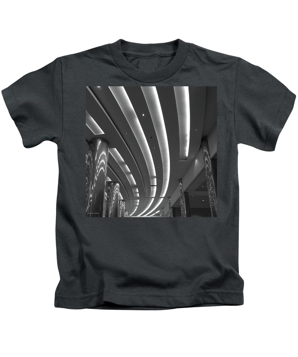 Lines Kids T-Shirt featuring the photograph Lines and Lights by Aashish Vaidya