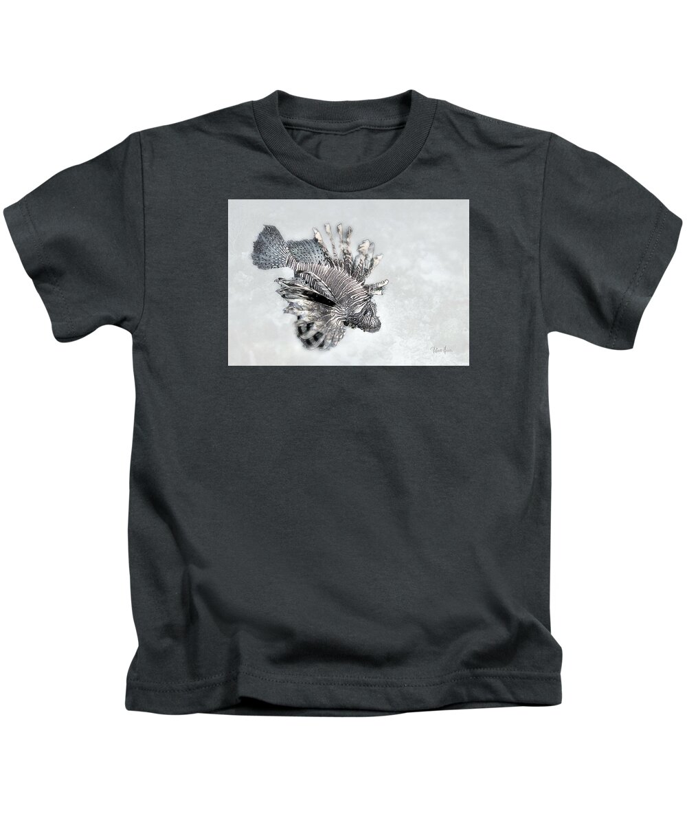 Fish Kids T-Shirt featuring the photograph Lionfish by Russ Harris