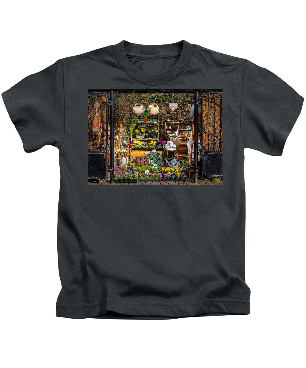 Flower Kids T-Shirt featuring the photograph Little Market by Nick Bywater