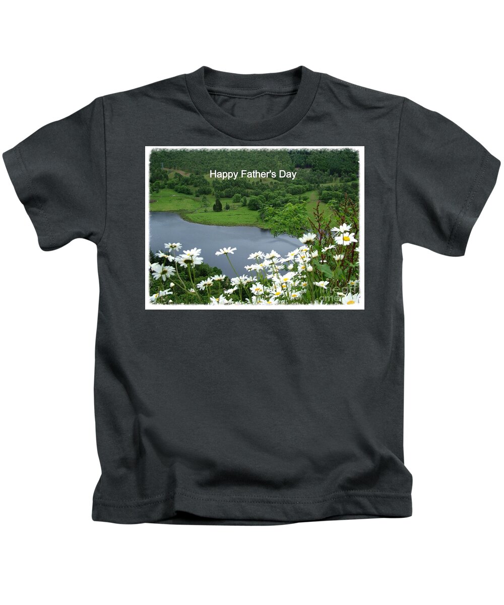 Loch Tummel Kids T-Shirt featuring the photograph Loch Tummel Father's Day Greeting by Joan-Violet Stretch