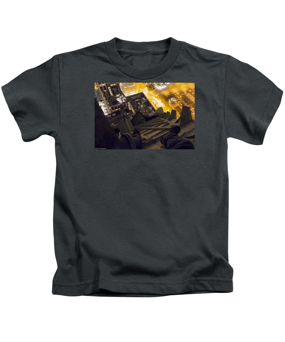 Footsie Kids T-Shirt featuring the photograph Looking Down by Tyler Adams