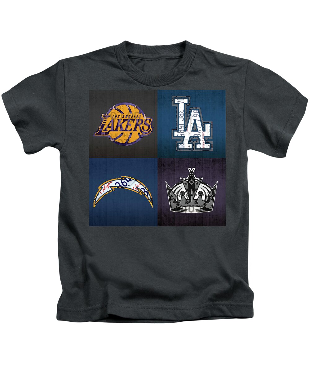 Los Angeles License Plate Art Sports Design Lakers Dodgers