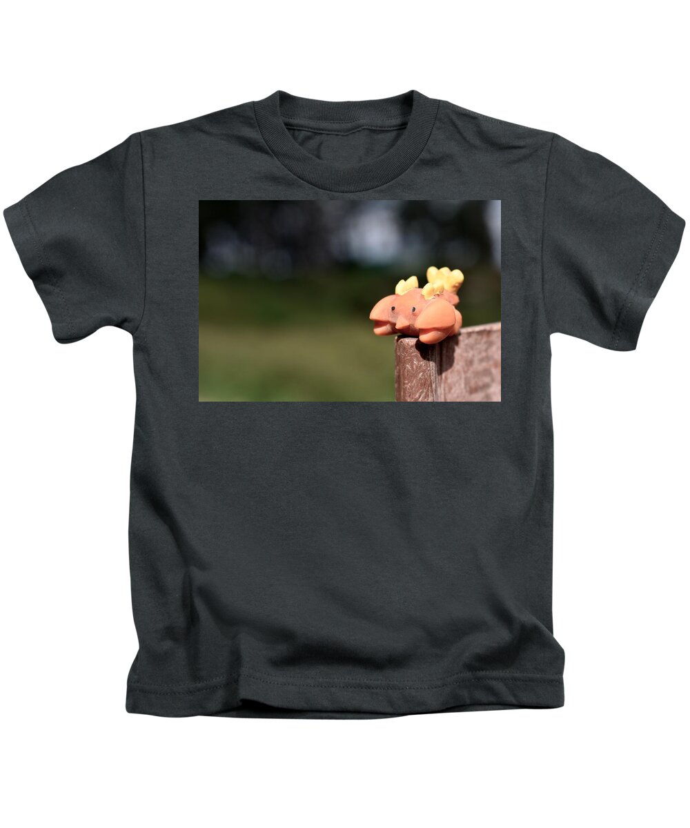 Toy Kids T-Shirt featuring the photograph Lost by Melisa Elliott