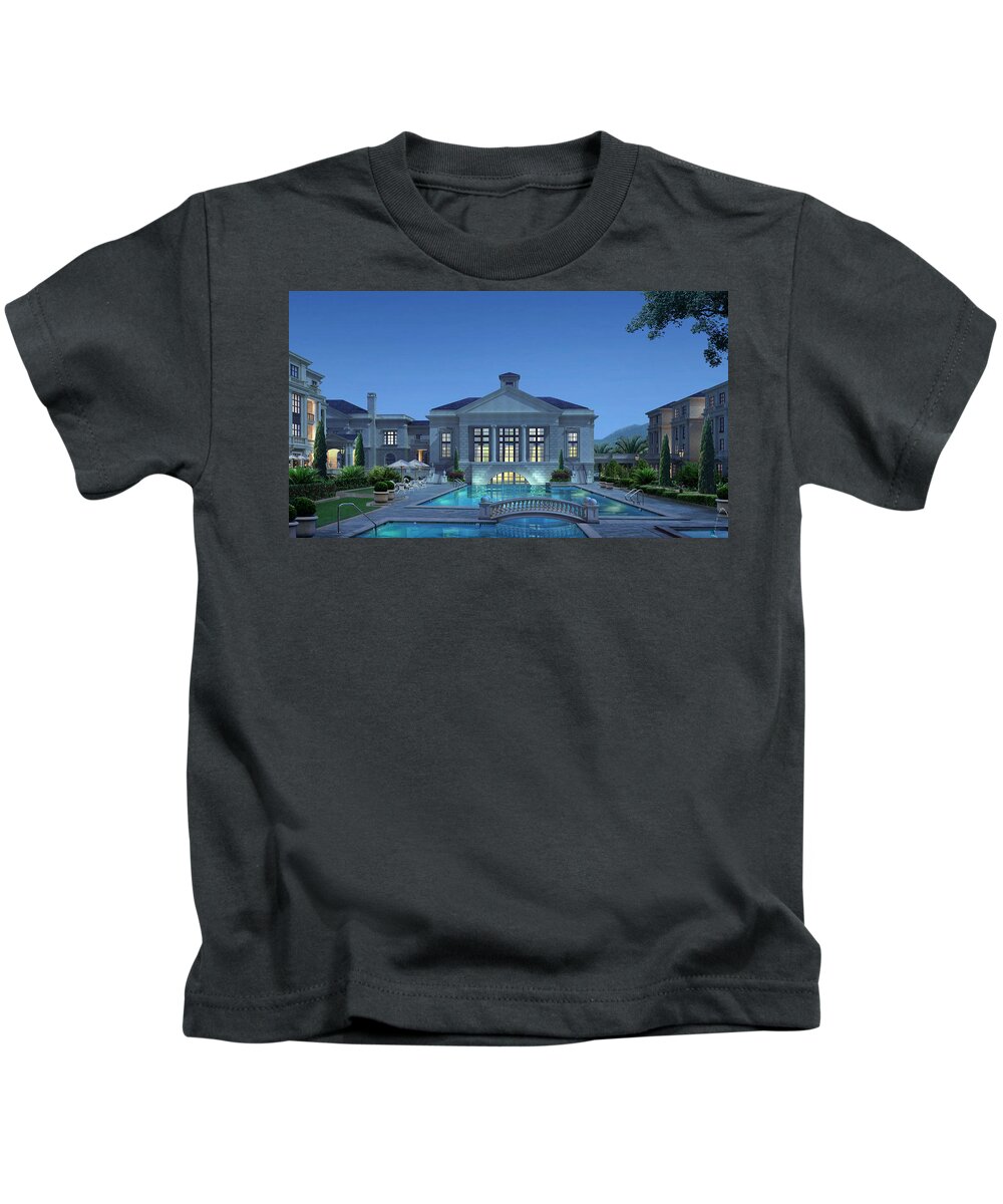 Mansion Kids T-Shirt featuring the photograph Mansion by Mariel Mcmeeking