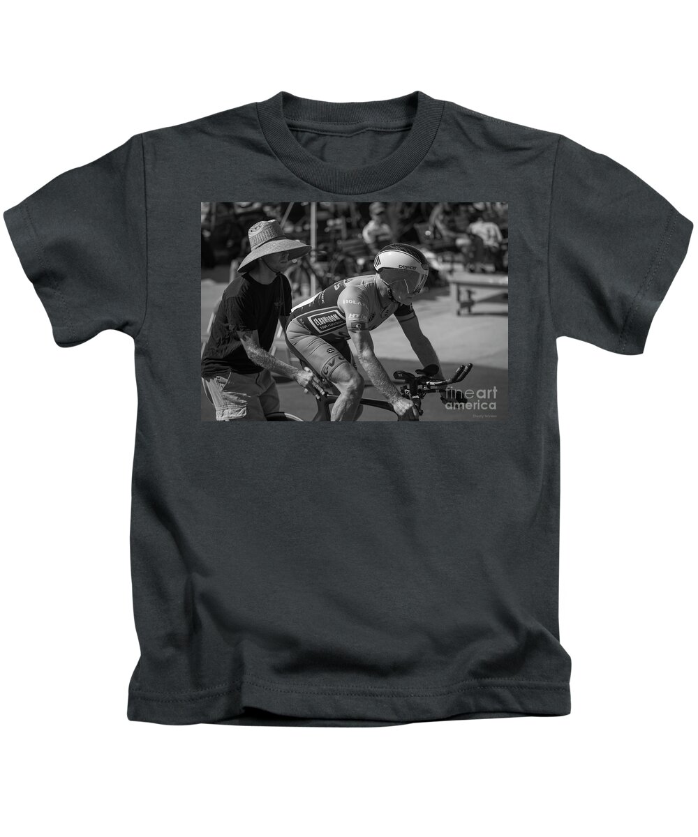 San Diego Kids T-Shirt featuring the photograph Masters Pursuit Start by Dusty Wynne