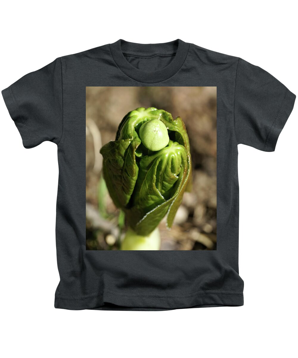 Garden Kids T-Shirt featuring the photograph May Apple #488 by Raymond Magnani