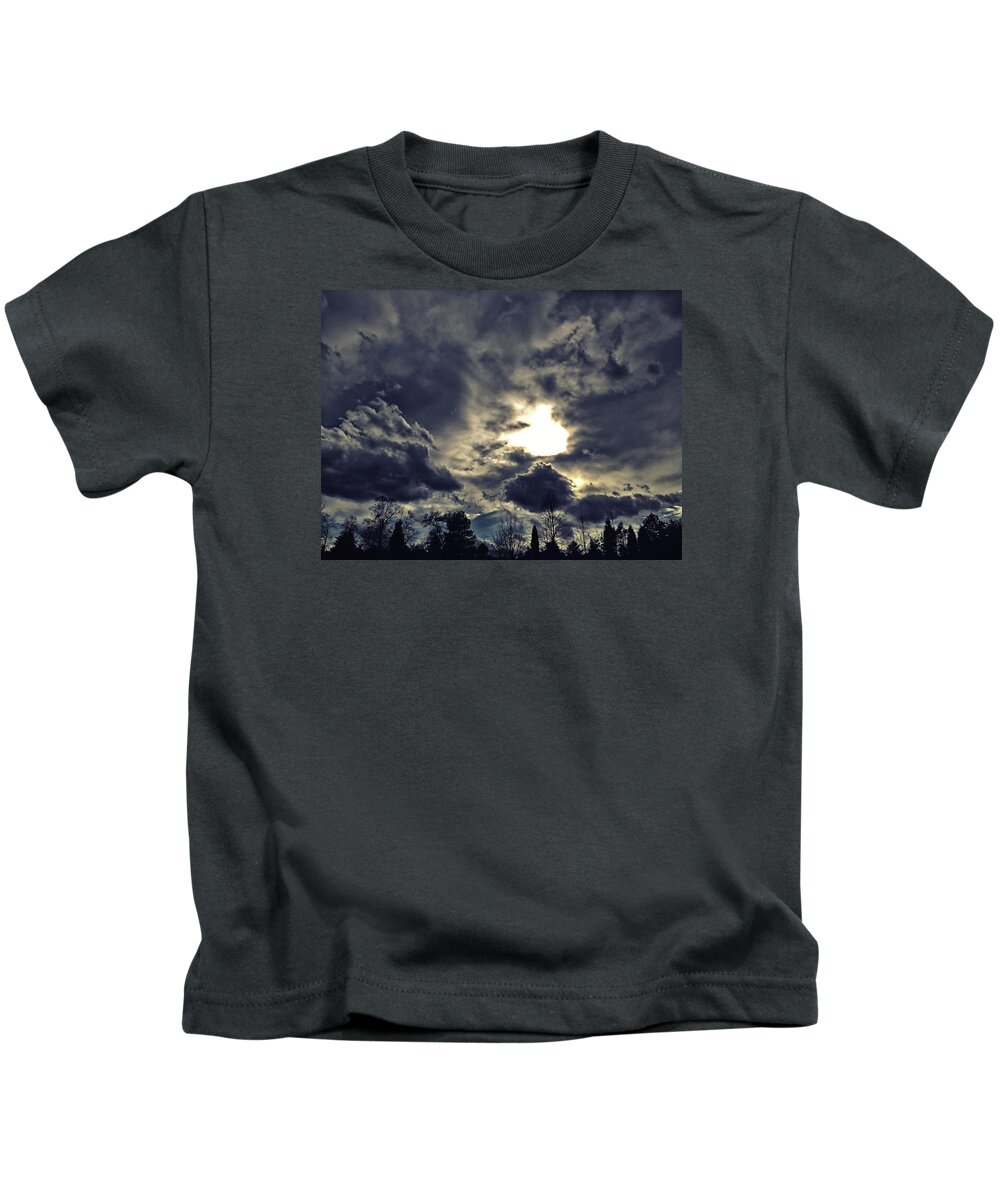 Landscape Kids T-Shirt featuring the photograph May I Have a Peek by Morgan Carter