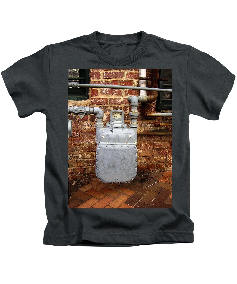 Meter Kids T-Shirt featuring the photograph Meter II in Athens GA by Flavia Westerwelle