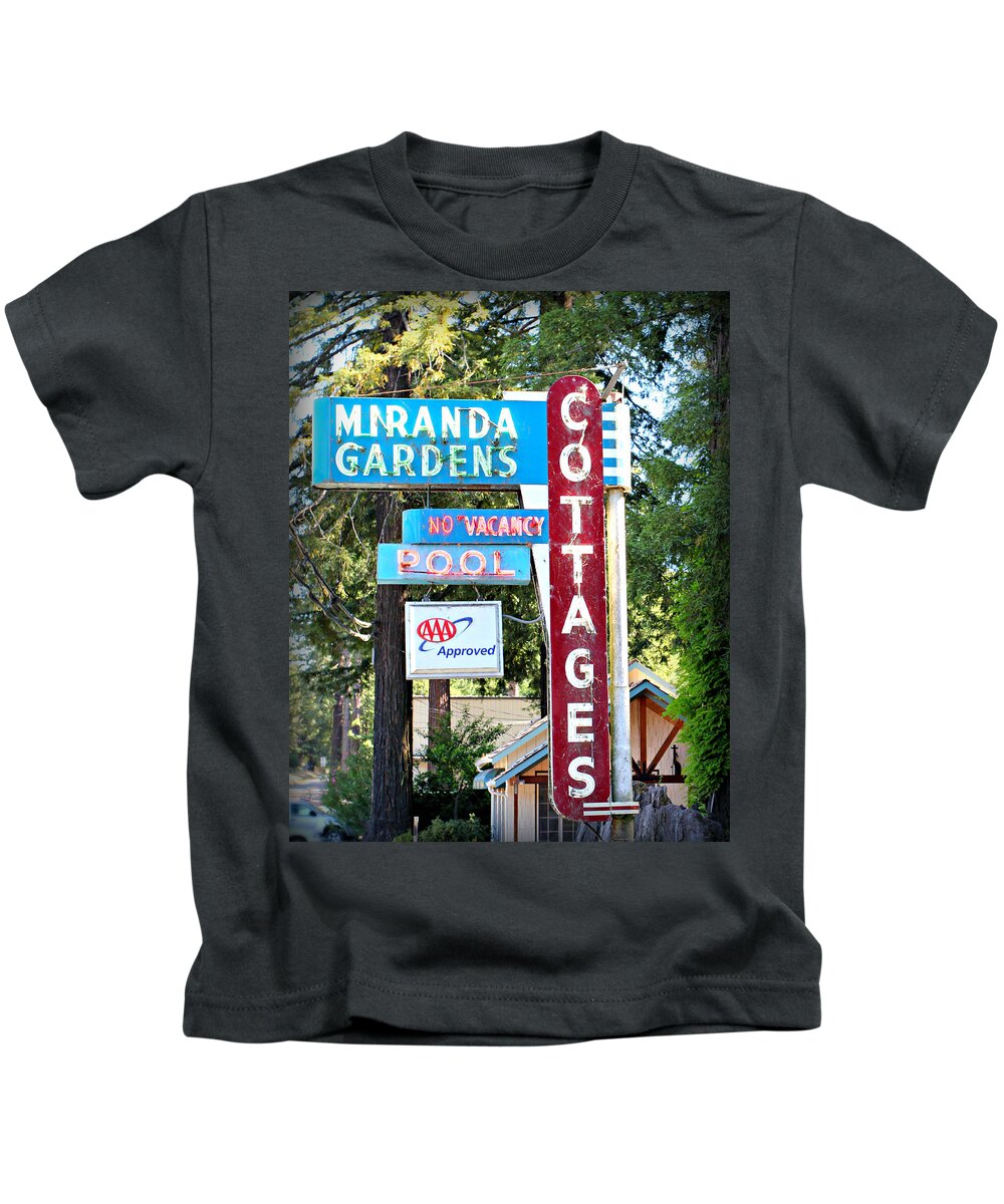 Miranda Kids T-Shirt featuring the photograph Miranda Gardens by Steve Natale