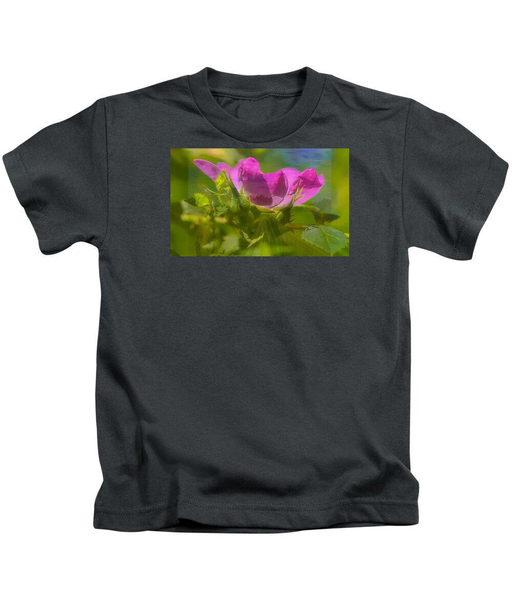 Mix Kids T-Shirt featuring the photograph mix by Leif Sohlman