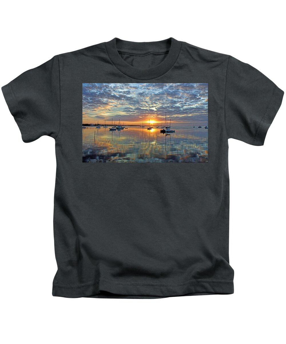 Tropical Sunrise Kids T-Shirt featuring the photograph Morning Bliss by HH Photography of Florida