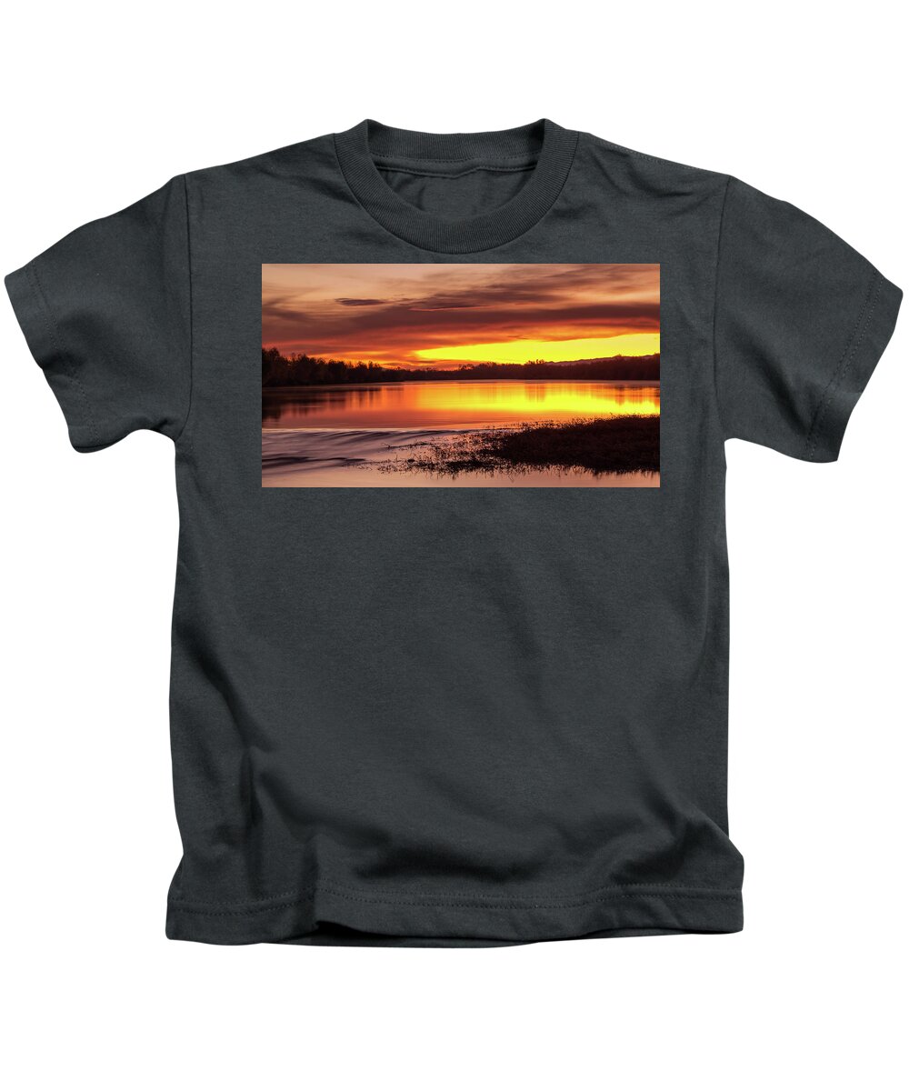 Arizona Kids T-Shirt featuring the photograph Morning Colors by Ken Mickel
