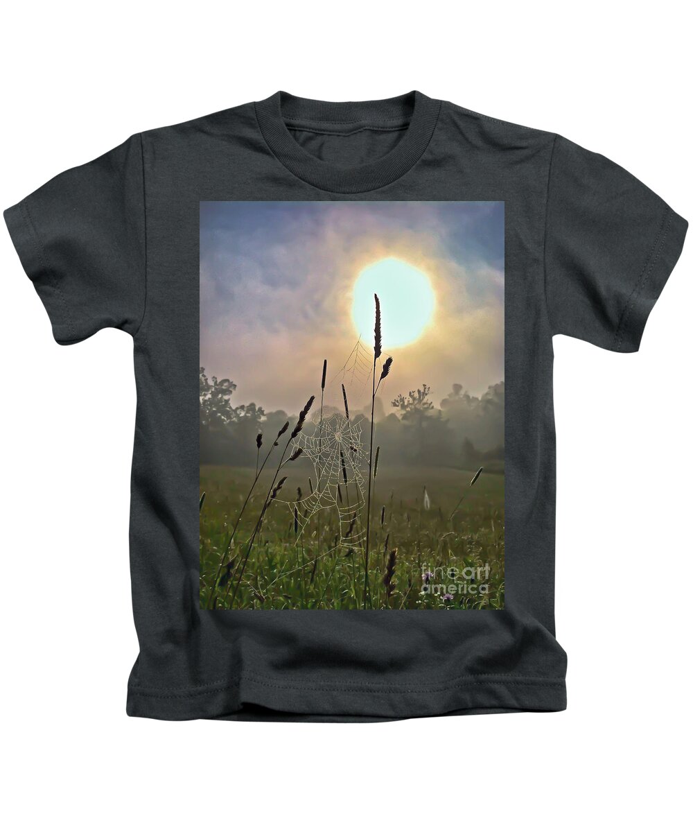 Sunrise Kids T-Shirt featuring the photograph Morning Light by Kerri Farley