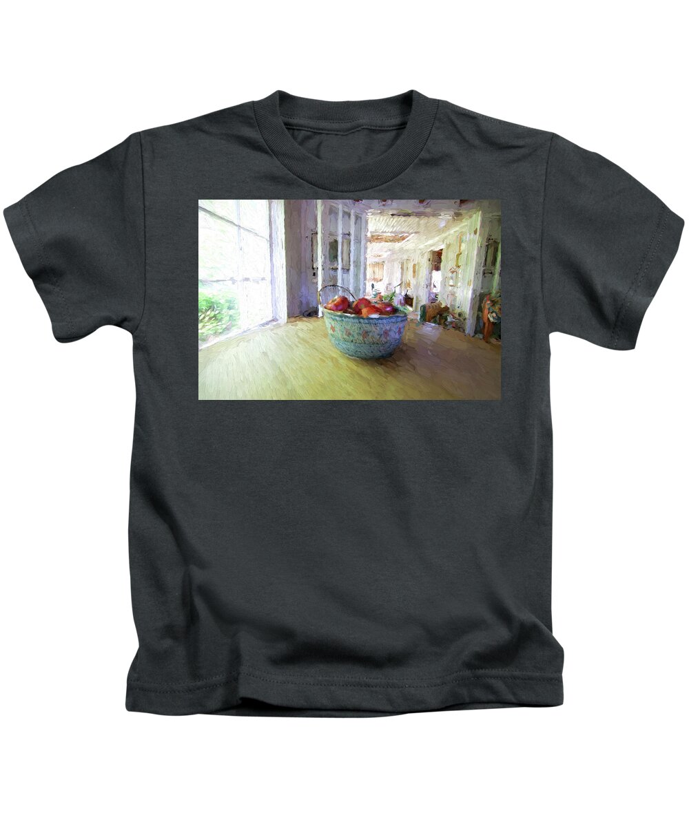 Sunshine Kids T-Shirt featuring the photograph Morning on the Farm by Pete Rems