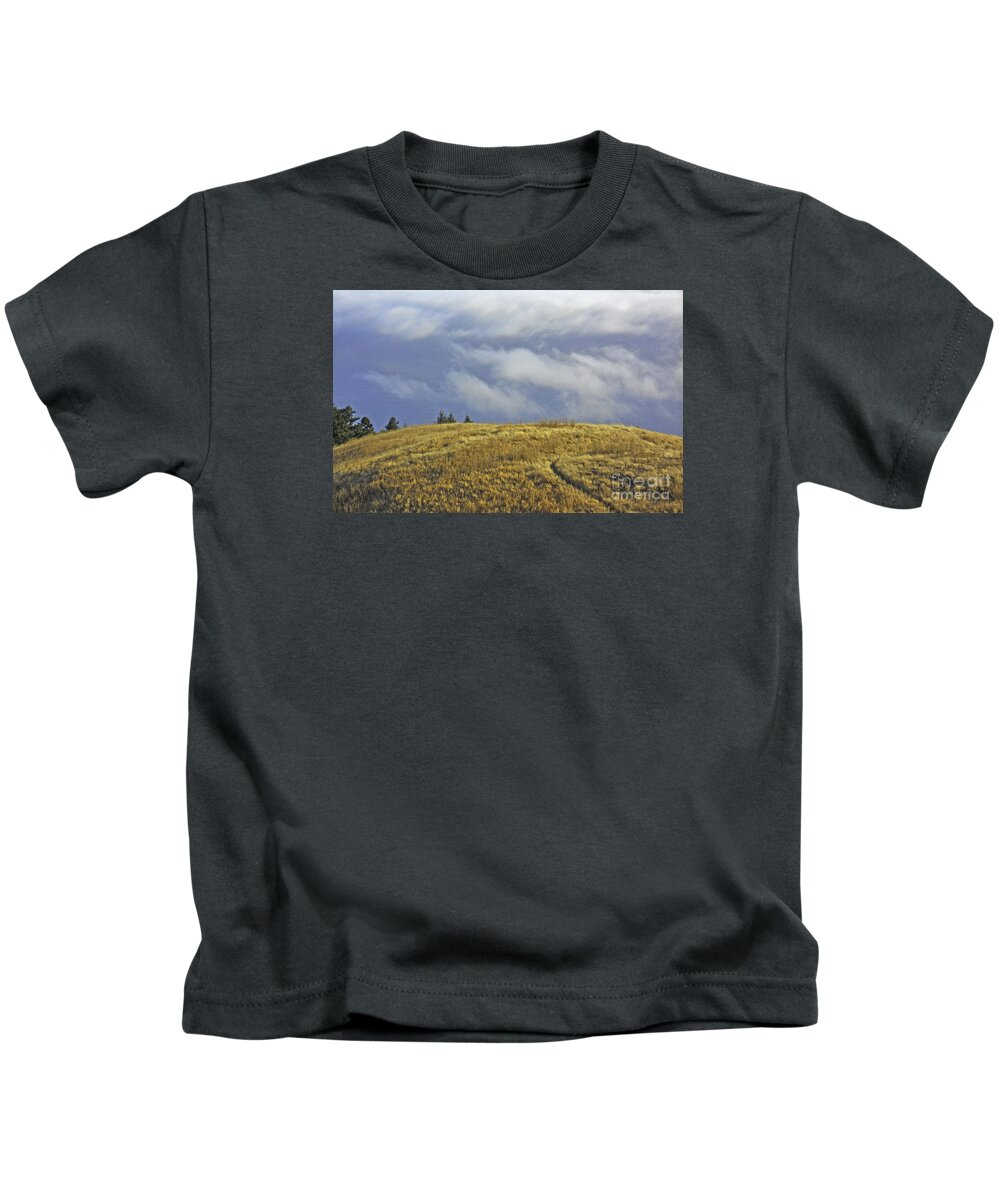 Mt. Tamalpais Kids T-Shirt featuring the photograph Mountain High by Joyce Creswell