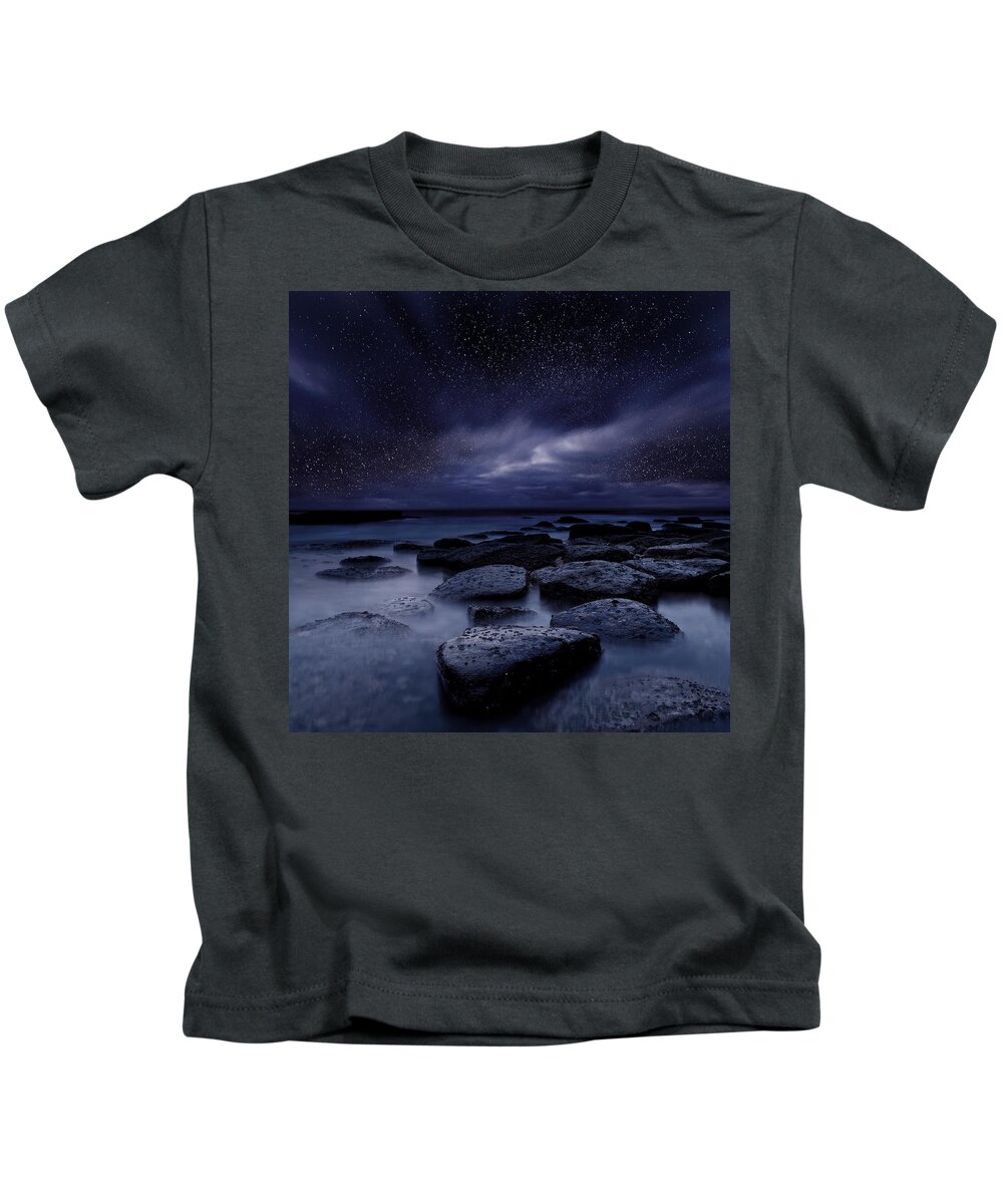 Night Kids T-Shirt featuring the photograph Night enigma by Jorge Maia