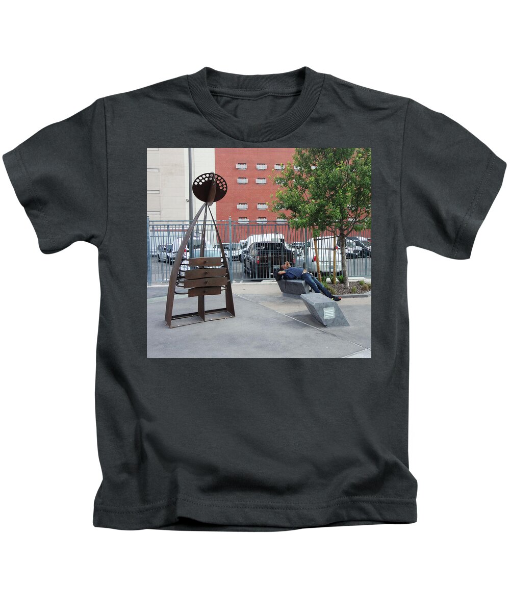 Non-performance Art Kids T-Shirt featuring the photograph Non-Performance Art by Bruce IORIO