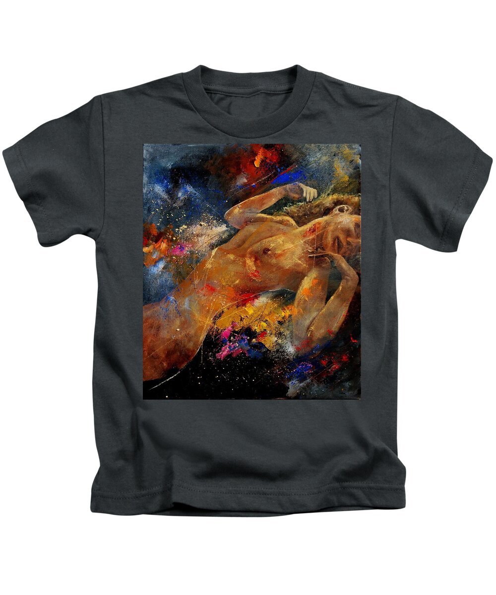Nude Kids T-Shirt featuring the painting Nude 67 0407 by Pol Ledent