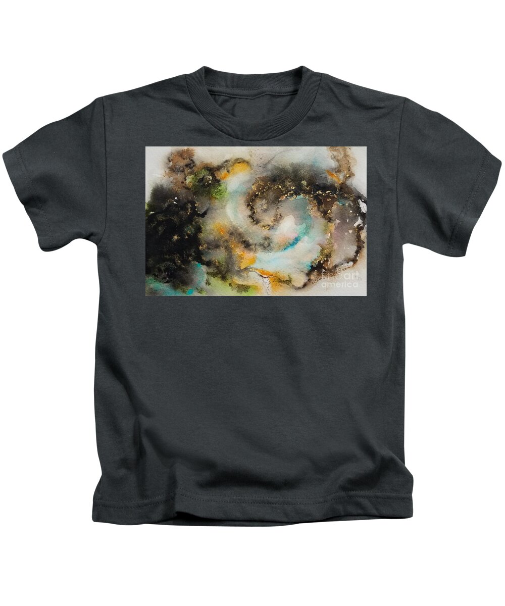  Creation Kids T-Shirt featuring the painting Odyessy by Lisa Debaets