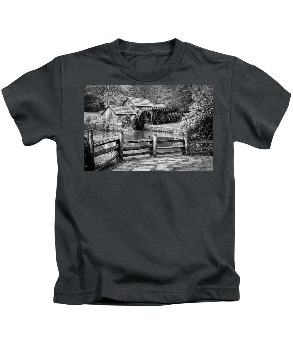 1900's Kids T-Shirt featuring the photograph Old Mountain Morning by Michael Scott