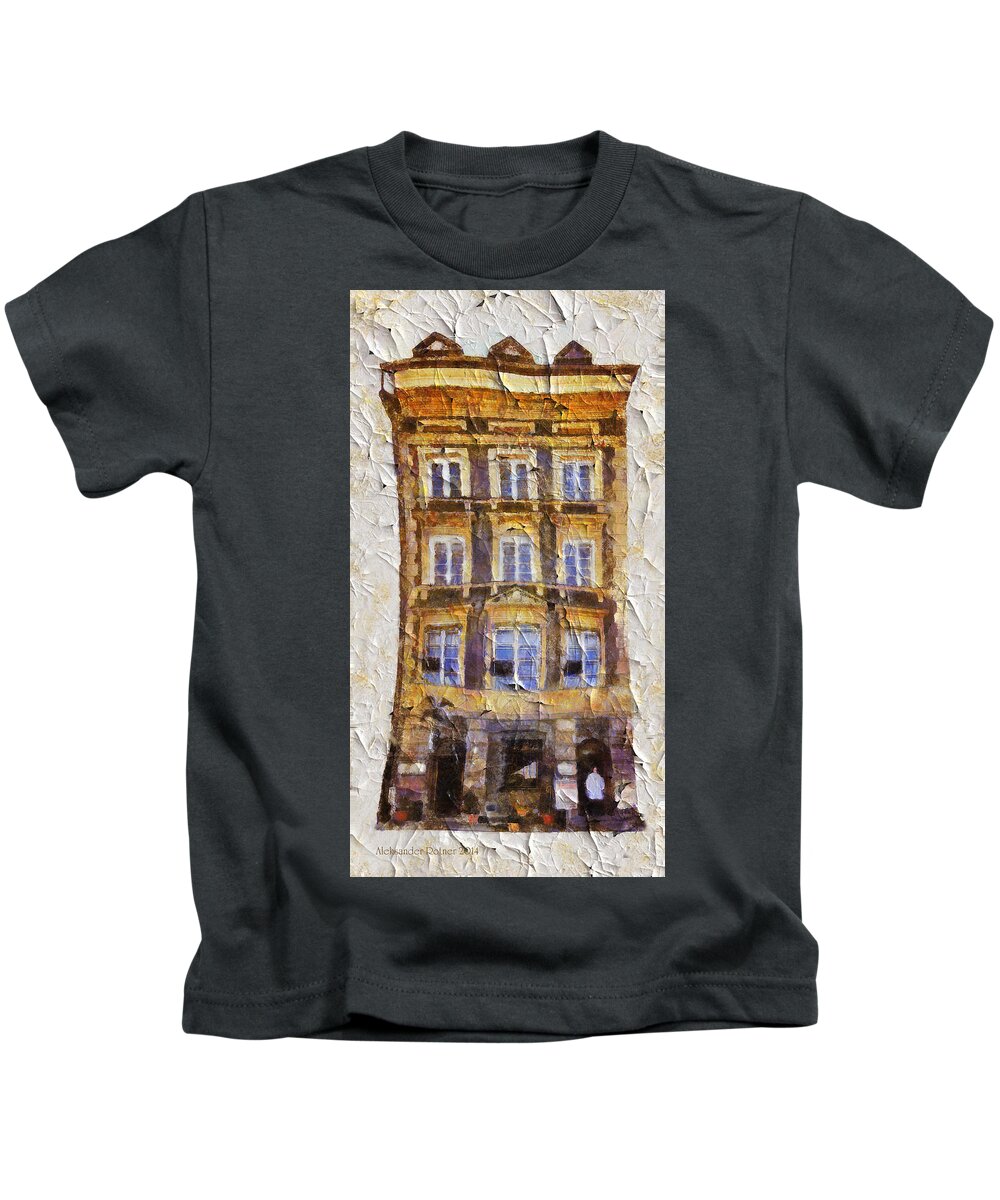 Old Town Kids T-Shirt featuring the photograph Old Town in Warsaw #21 by Aleksander Rotner