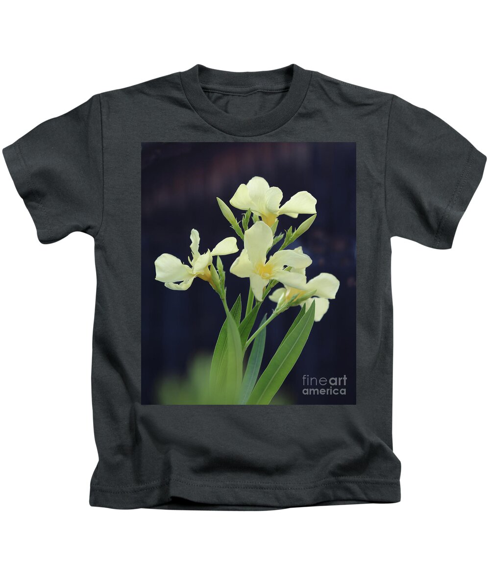 Oleander Kids T-Shirt featuring the photograph Oleander Marie Gambetta 2 by Wilhelm Hufnagl