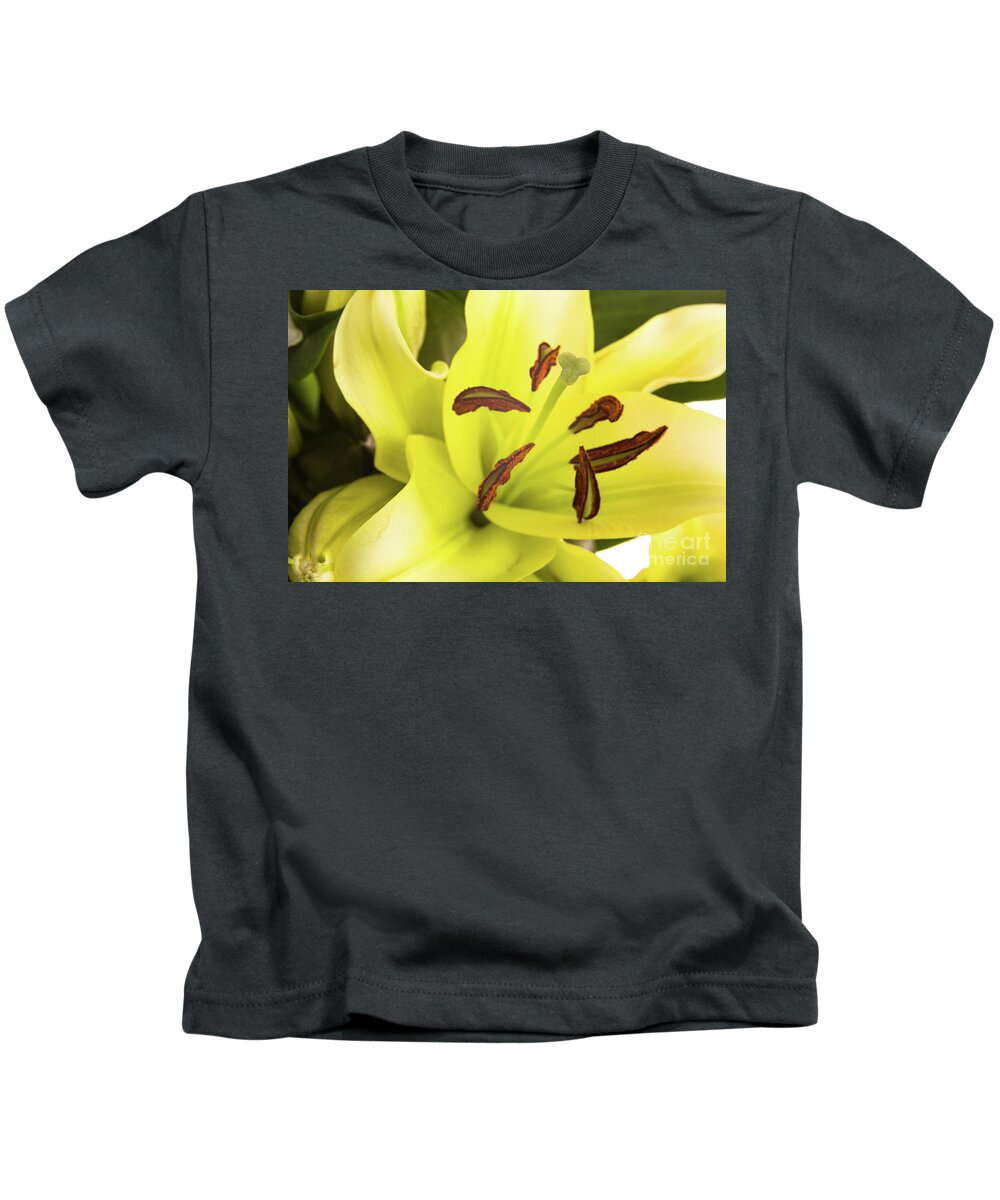 Alive Kids T-Shirt featuring the photograph Oriental Lily Flower by Raul Rodriguez
