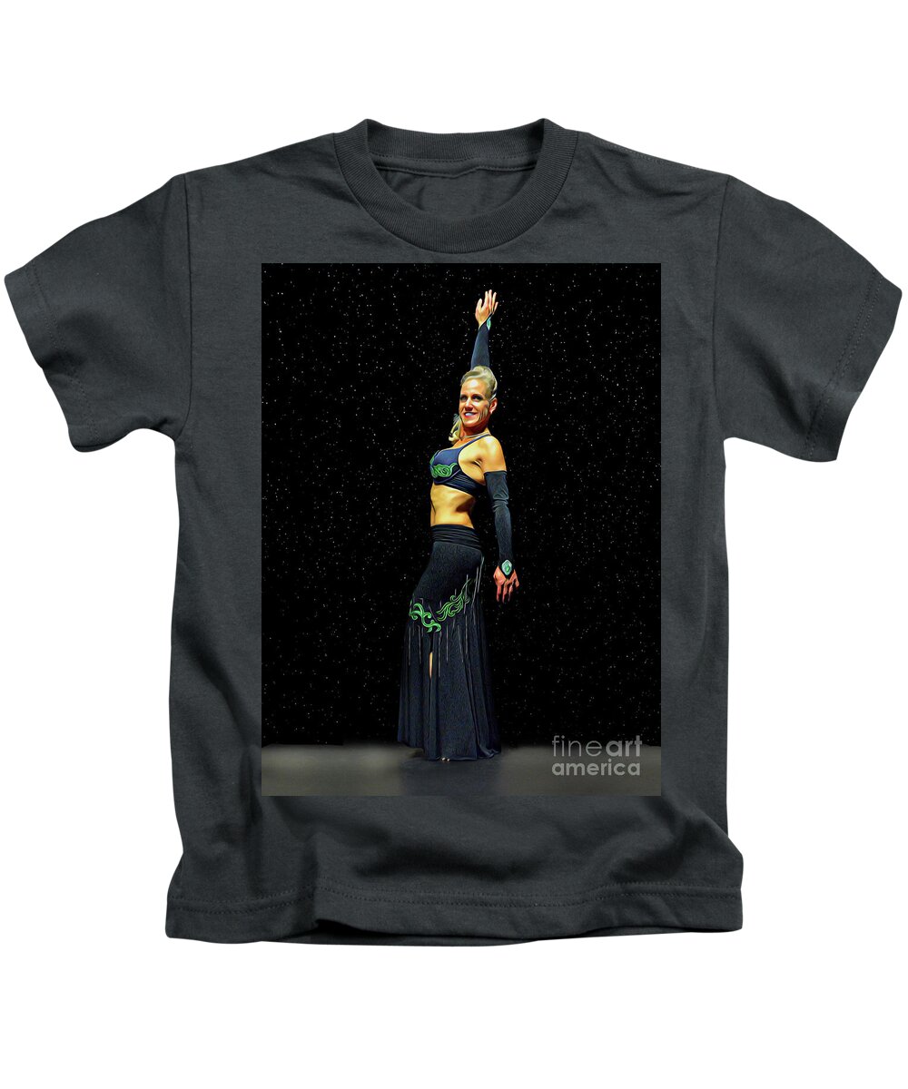 Belly Kids T-Shirt featuring the photograph Outstanding Performance by Vivian Martin