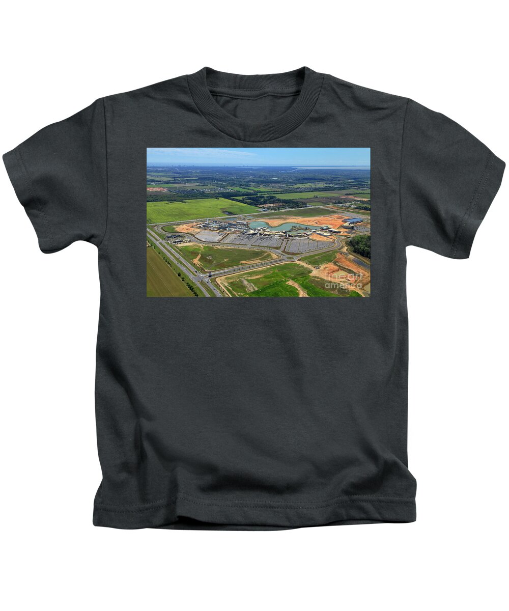  Kids T-Shirt featuring the photograph Owa 7674 by Gulf Coast Aerials -