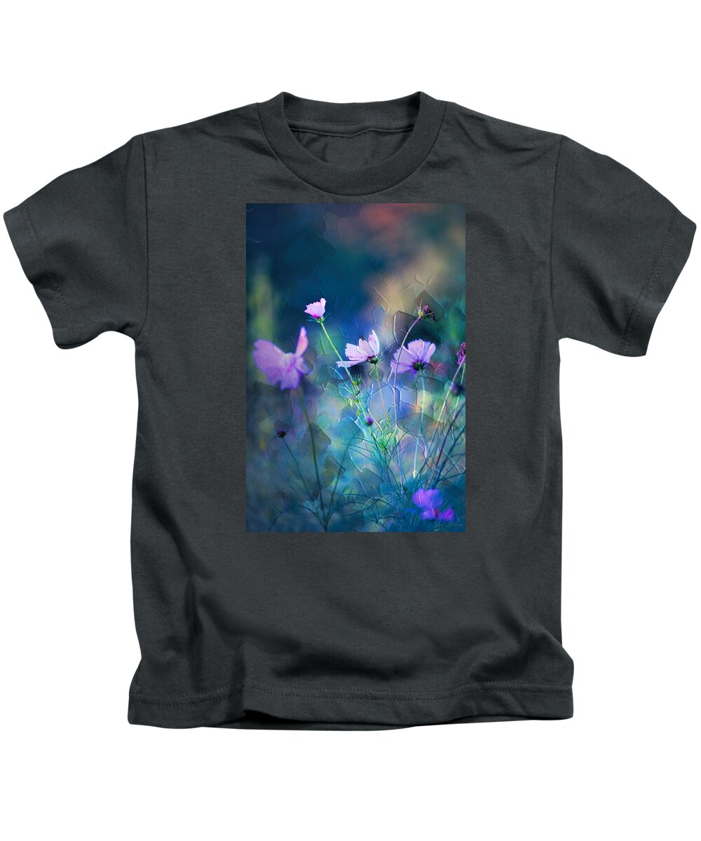 Painted Kids T-Shirt featuring the photograph Painted Flowers by John Rivera