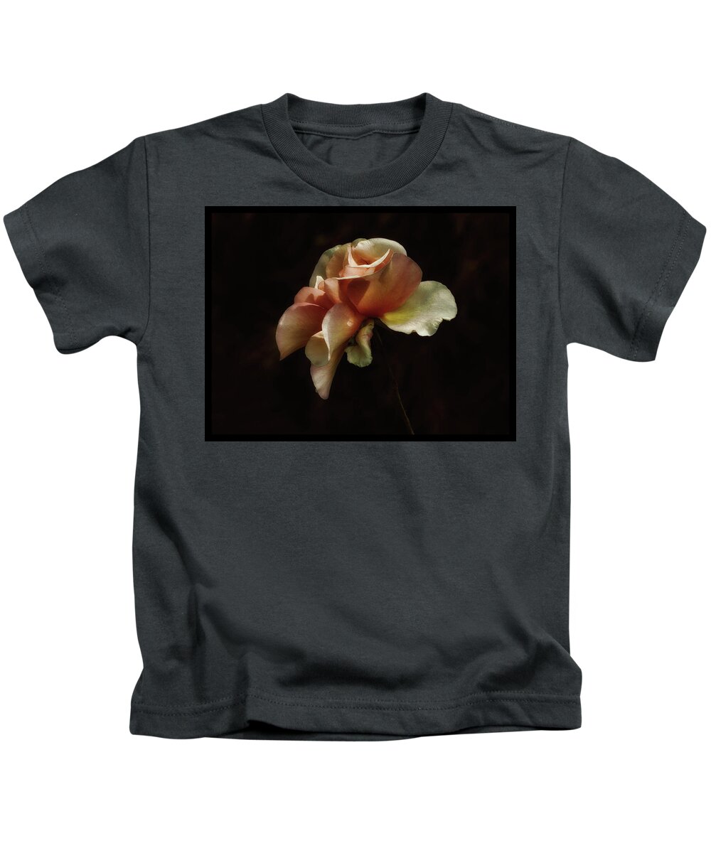 Roses Kids T-Shirt featuring the photograph Painted Roses by Elaine Malott