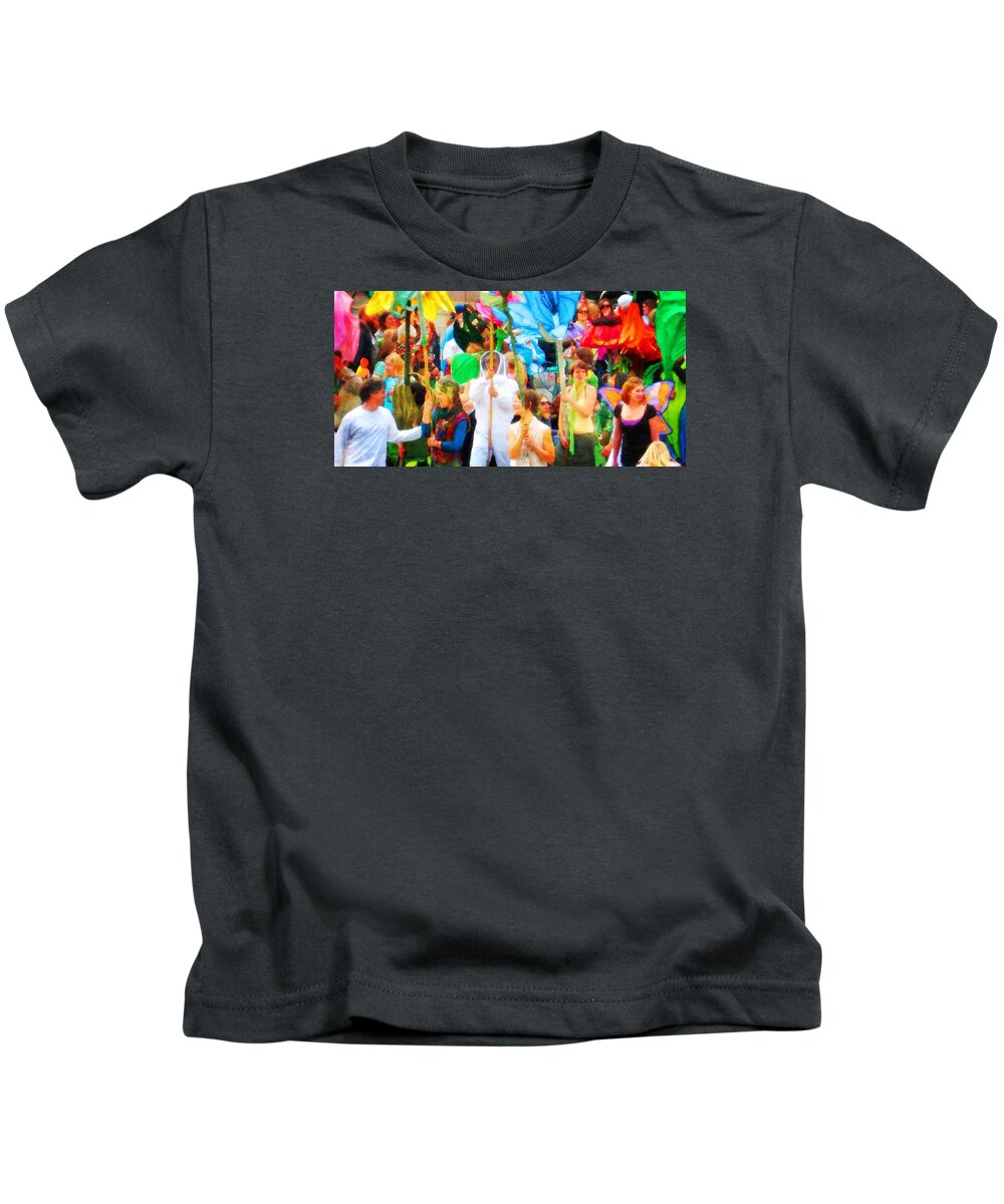 Parade Kids T-Shirt featuring the photograph Parade by Timothy Bulone