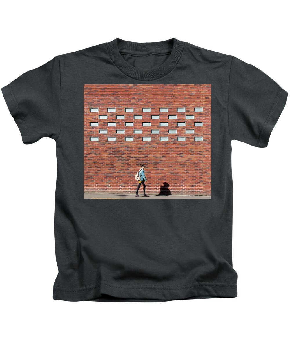 Urban Kids T-Shirt featuring the photograph Passing By by Stuart Allen