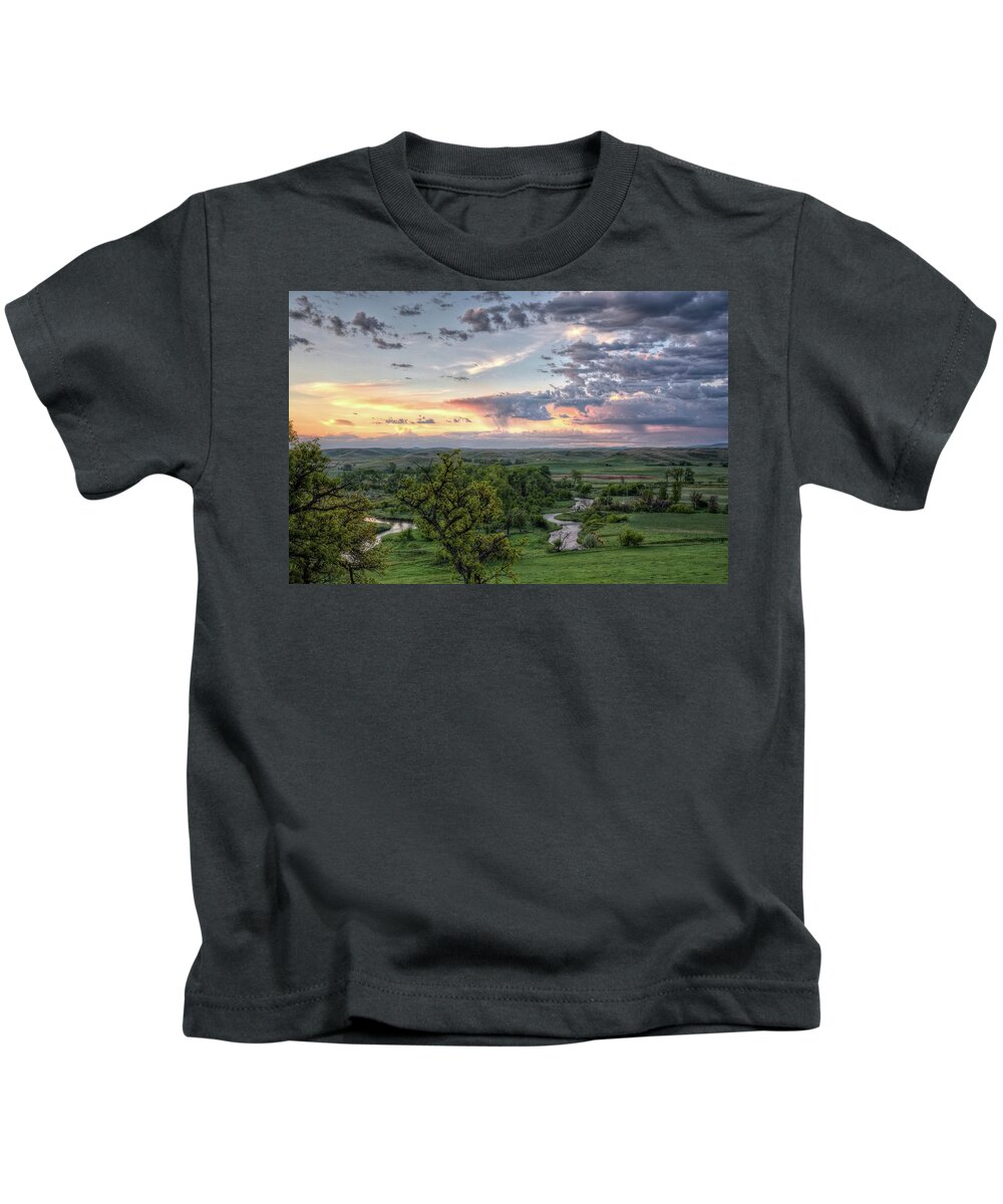 Pastel Kids T-Shirt featuring the photograph Pastel Spring Morning by Fiskr Larsen