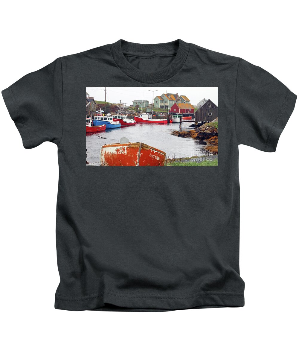  Peggy's Cove Kids T-Shirt featuring the photograph Peggys Cove 5951 by Jack Schultz