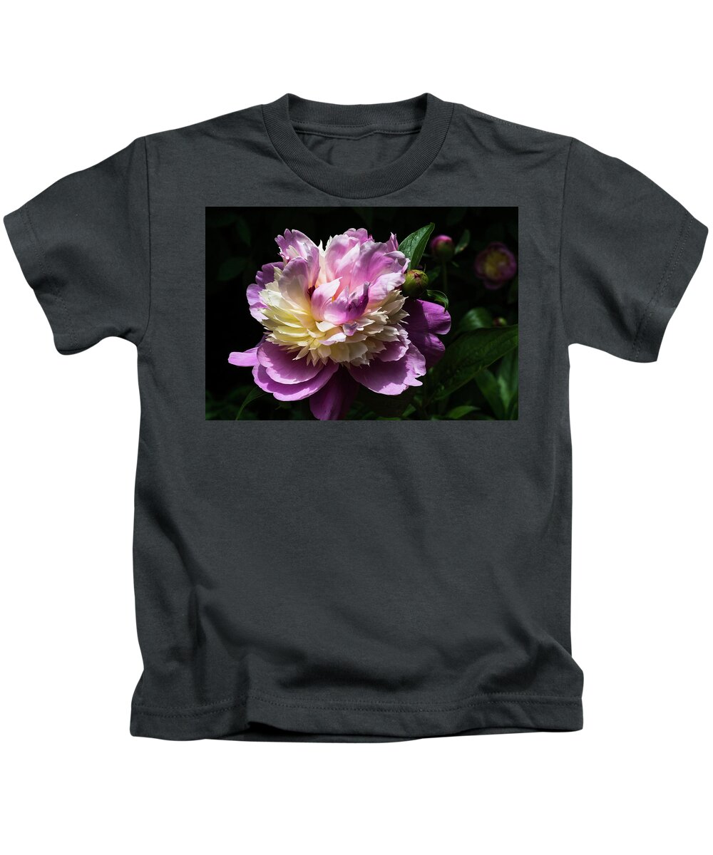 Spring Kids T-Shirt featuring the photograph Peony in June by John Roach