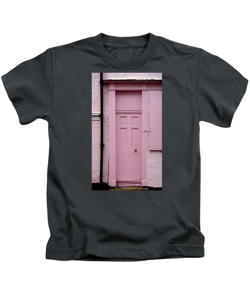 Door Kids T-Shirt featuring the photograph Pink by Roberto Alamino