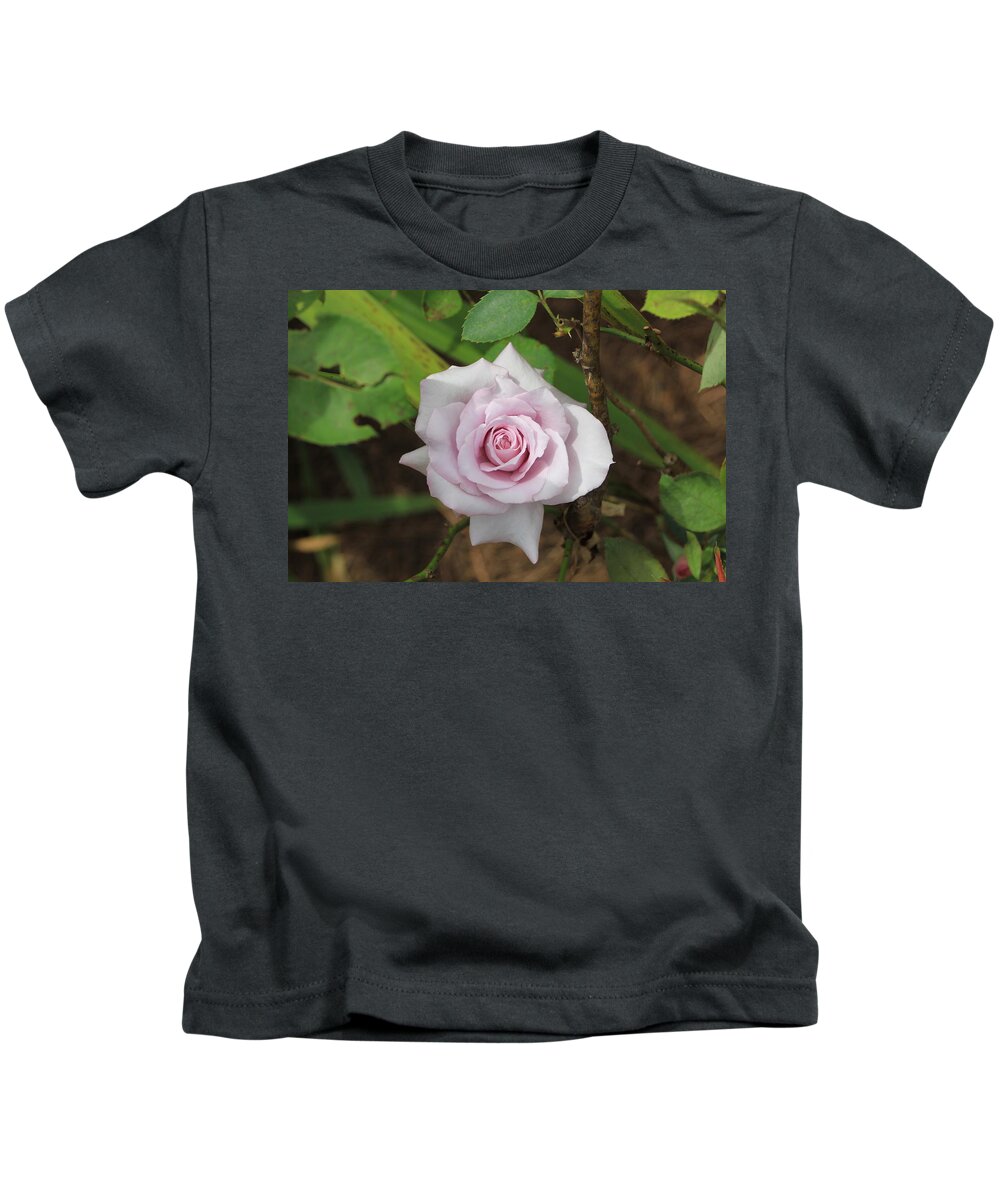 Rose Kids T-Shirt featuring the photograph Pink Rose by Jerry Battle