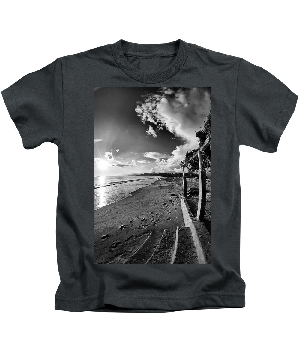  Kids T-Shirt featuring the photograph Playa Huequito by Galeria Trompiz